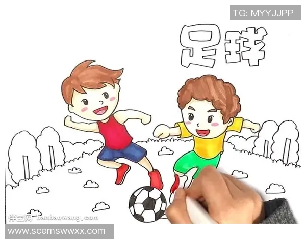 孩子们的足球梦想启航足球明星海报激励小小球员奋勇向前